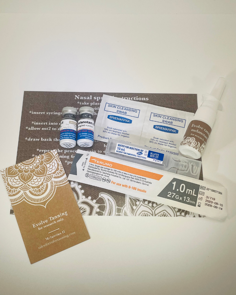 Melanotan 2 nasal spray research